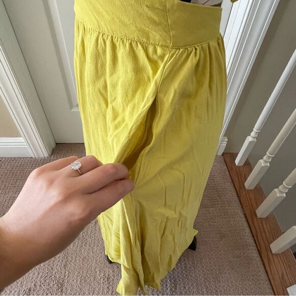 Lulus Lime Green Tie-Back Midi Dress - Picture 5 of 8